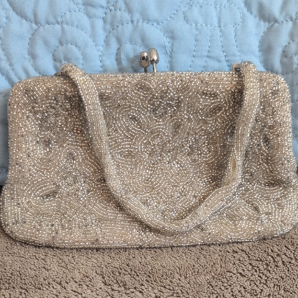 Elegant Beaded Evening Clutch